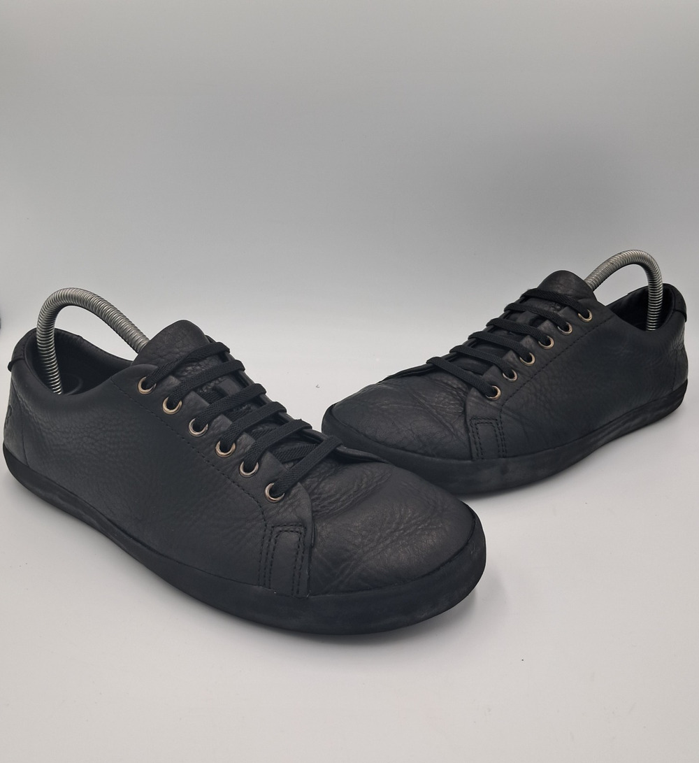 Size 8 - Birchbury Bramford Black Leather Wide Toe Box Minimalist Barefoot